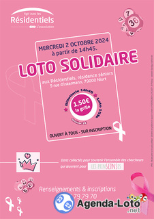 Photo du loto Loto solidaire pour Octobre Rose