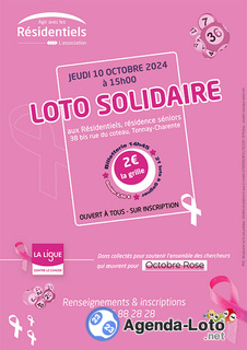 Photo du loto Loto solidaire pour Octobre Rose