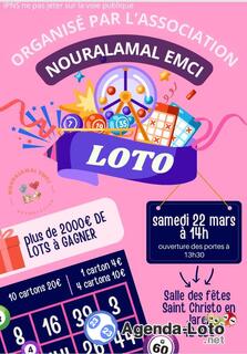 Photo du loto Loto solidaire organisé par l'association Nouralamal EMCI