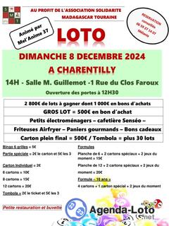 Photo du loto Loto solidarité Madagascar Touraine animé par Mélanie