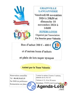 Photo du loto Loto un sourire pour Valentin