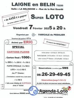 Photo du loto Loto special cartons pleins