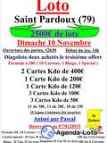 Photo Loto spécial à Saint Pardoux salle des Fêtes à Saint-Pardoux-Soutiers