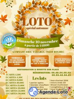 Photo du loto Loto spéciale automne