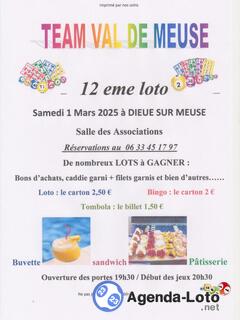 Photo du loto Loto team val de meuse