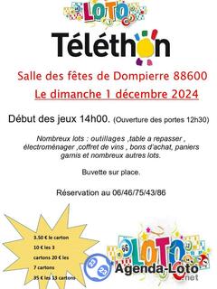 Photo du loto loto telethon