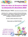 Photo loto telethon à Dompierre