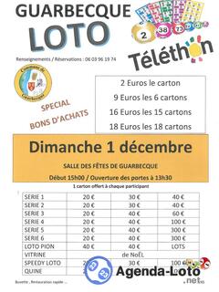 Photo du loto Loto telethon