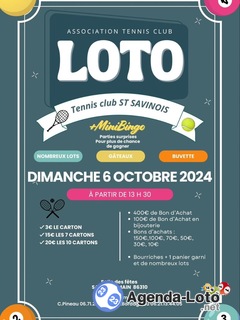 Photo du loto LOTO tennis club ST SAVINOIS