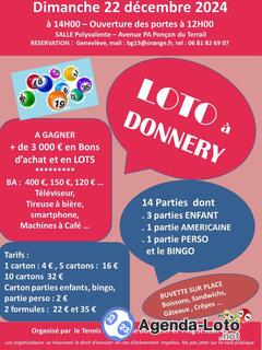 Photo du loto LOTO Tennis de Table Donnery et Ping St Jean