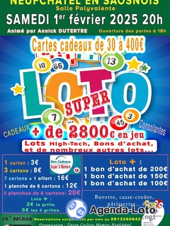 Photo du loto Loto uc mamers neufchatel