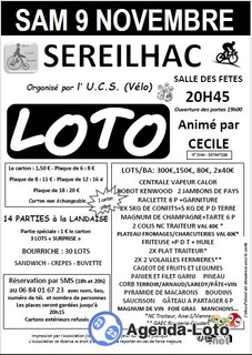 Photo du loto loto ucs sereilhac anime par cecile