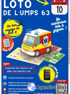 Photo du loto Loto UMPS 63