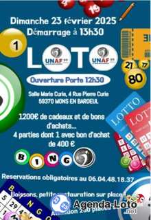 Photo du loto loto unaf des flandres