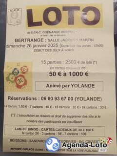 Photo du loto Loto u.n.c guenange - bertrange