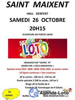 Photo du loto LOTO'UNPRG' animé par 'coco animation '