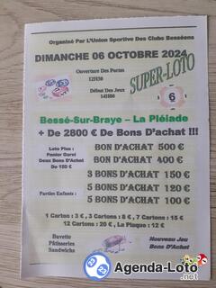 Photo du loto Loto USCB Union Sportive Club Besséns