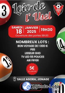 Photo du loto Loto usel foot