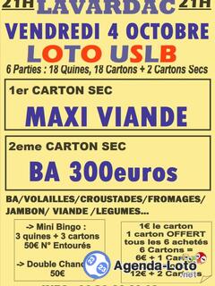 Photo du loto Loto val d'Albret et uslb