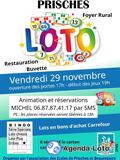 Photo Loto vendredi 29 novembre 19h prisches à Prisches