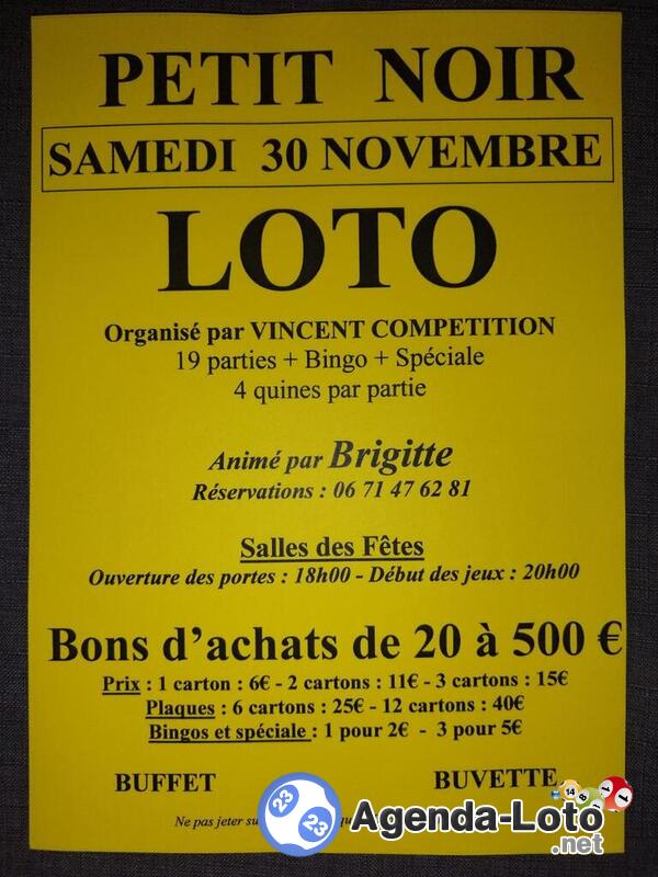 Loto de Vincent compétition