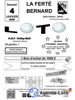 Photo du loto Loto VSF Volley Ball