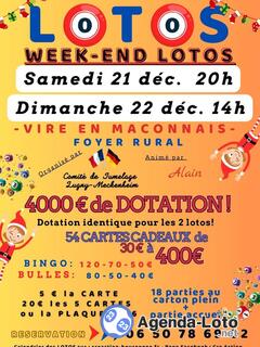 Photo du loto Loto week end comite lugny-meckenheim