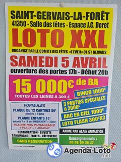 Photo du loto Loto xxx l comite des fetes l 'eveil st gervais la foret