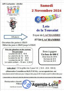 Photo du loto Lotos avec Bon d'Achats