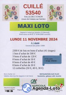 Photo du loto MAXI LOTO Animé par Animloto35 Bernard