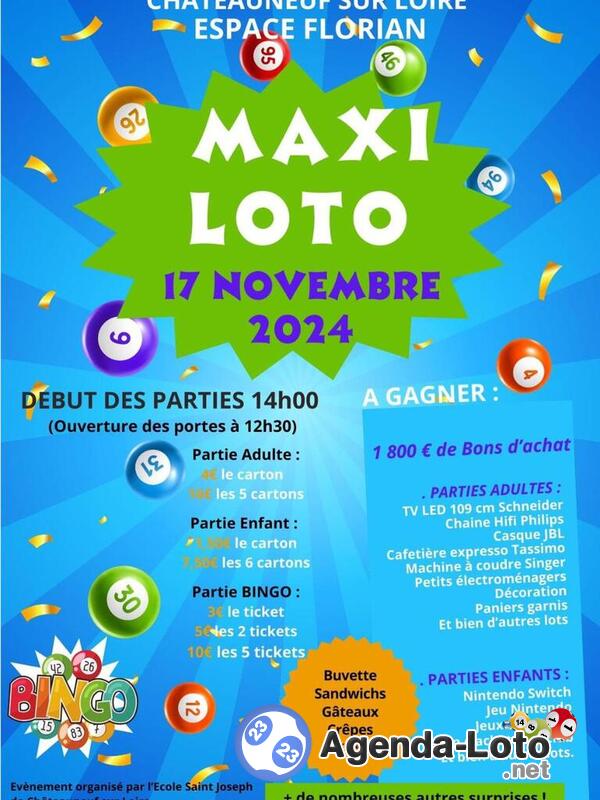 Maxi loto Ecole Saint Joseph