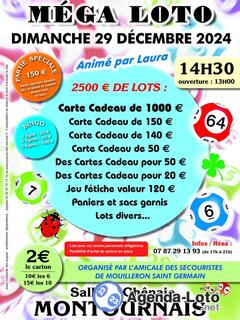 Photo du loto Mega loto amicale des secouristes mouilleron saint- germain