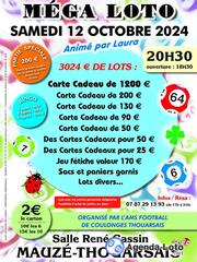 Photo du loto Méga loto AMS foot Coulonges Thouarsais salle Rene Cassin