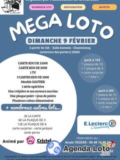 Photo du loto MEGA LOTO animé par Cristel (2 Packs Loto)