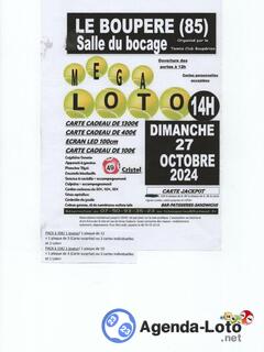 Photo du loto MEGA LOTO animé par Cristel (2 Packs Loto)