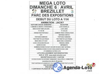 Photo du loto Mega loto anime par jacky PALAIS DES CONGRES a brezillet