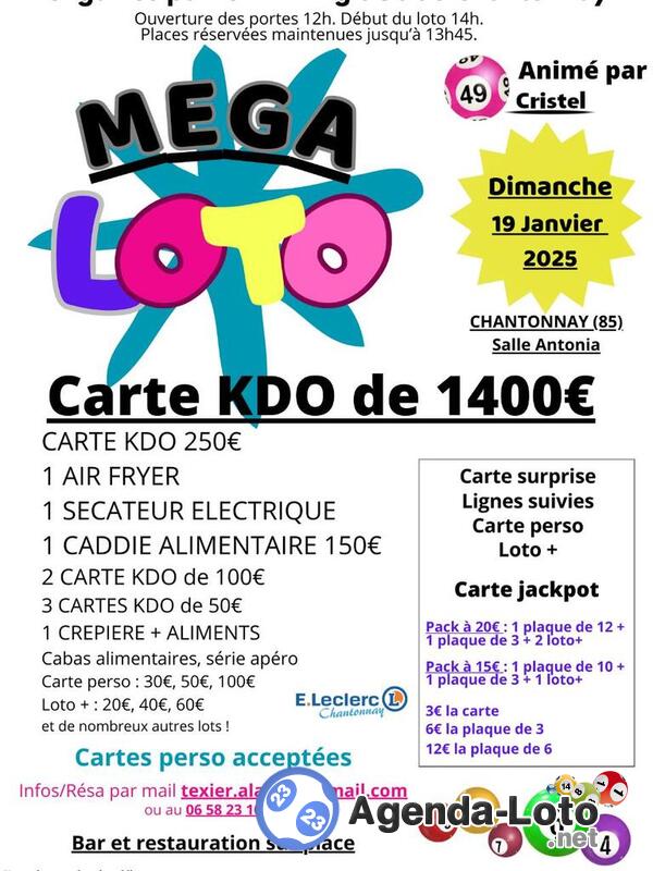 MEGA LOTO Chantonnay