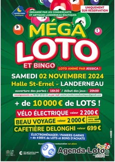 Photo du loto Méga loto des commerçants Landerneau Boutiques avec Jessica