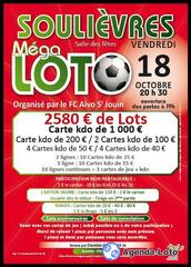 Photo du loto Méga loto du fc airvo st jouin