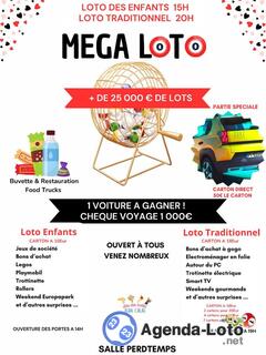 Photo du loto Mega Loto du Sou des Écoles Calas