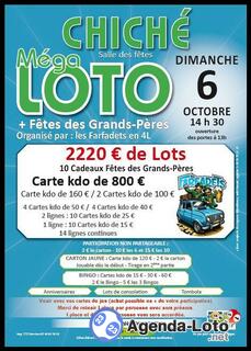 Photo du loto Méga loto des Farfadets en 4 L