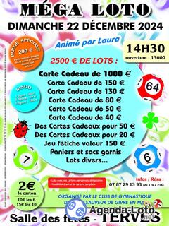 Photo du loto Méga loto gymnastique saint sauveur de givre en mai a terves