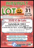 Photo Méga loto d'Halloween des Amicales des donneurs de sang à Airvault