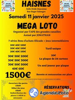 Photo du loto MEGA LOTO de l'ape des grandes canailles