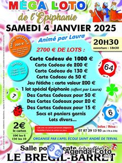 Photo du loto Mega loto de l epiphanie apel ecole saint andre de terval