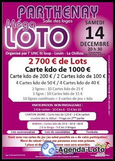 Photo du loto Méga loto de l'unc st loup louin le chillou