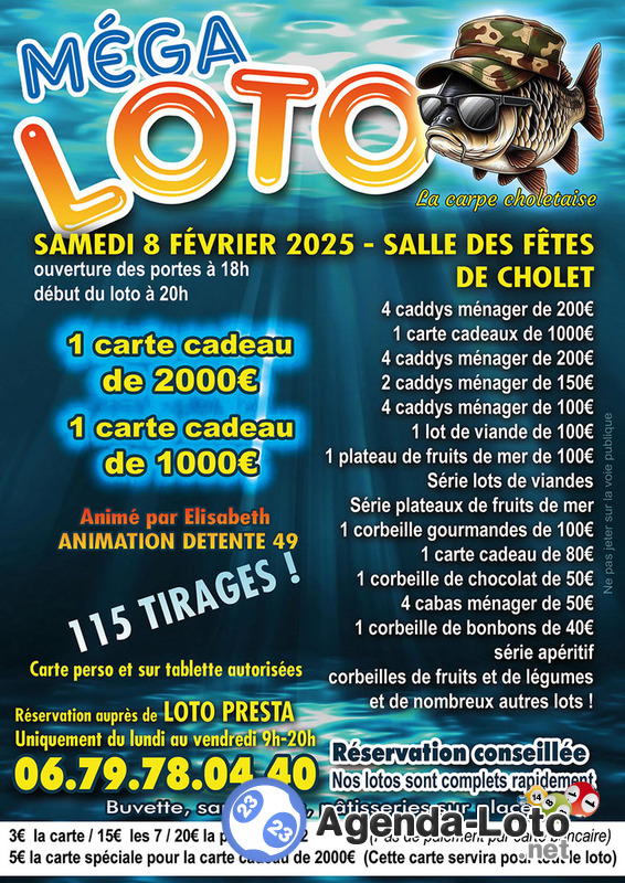 Mēga loto de la carpe choletaise