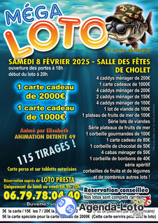 Photo du loto Mēga loto de la carpe choletaise