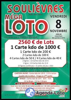 Photo du loto Méga Loto de LA VOLT'AIRE