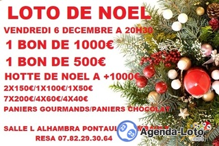 Photo du loto Mega loto de noel